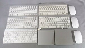 B39206 O-03045 Apple Wireless Keyboard A1314×5 / Magic Mouse A1296×3/Magic Trackpad A1339/SuperDrive A1379 計10個セット ジャンク