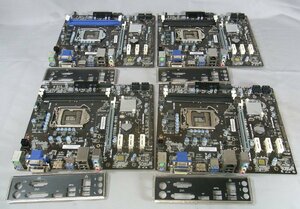 B39006 O-02285 ECS H110M4-M01 LGA1151 マザーボード 4枚セット ジャンク