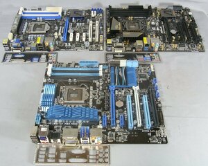 B38954 O-02226 LGA1155 マザーボード 3枚セット ジャンク