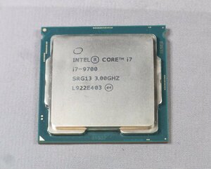 B39209 O-04097 intel Core i7-9700 SRG13 LGA1151 CPU 動作品