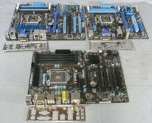 B39101 O-04102 LGA1155 マザーボード 3枚セット ジャンク