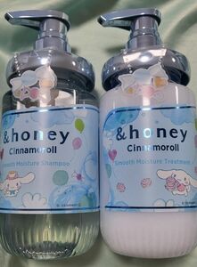 &honey　 アンドハニー　シナモロール　マツキヨ　ココカラファイン　限定　シャンプー　トリートメント　本体セット　シナモン