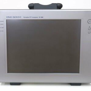 JA42645◆ONO SOKKI/小野測器 CF-3600 ポータブルFFTアナライザ 本体+カバーのみ【返品保証なし】の画像2