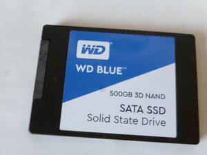 WD SSD 500GB ２.５吋７mm/BLUE/SATA 内臓