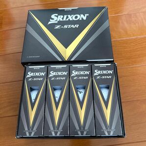 【新品】DUNROP SRIXON Z−STARゴルフボール 1ダース12個セット ホワイト スリクソン ダンロップの画像1