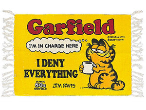 Garffield COTTON FLOOR MAT GF-00015-2 ガーフィールド コットンフロアーマット アメリカン雑貨 インテリア雑貨 アメリカンキャラクー