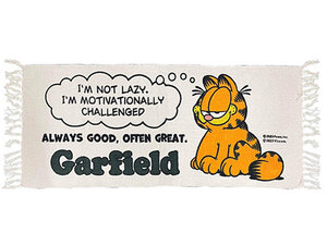 Garffield COTTON KITCHEN FLOOR MAT GF-00016-2 ガーフィールド キッチン コットンマット アメリカン雑貨 アメリカンキャラクー