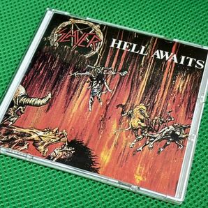 slayer - hell awaits オリジナルslimlineケースCD 1985年盤 メガレア！の画像1