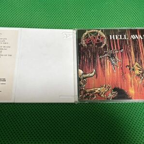 slayer - hell awaits オリジナルslimlineケースCD 1985年盤 メガレア！の画像4