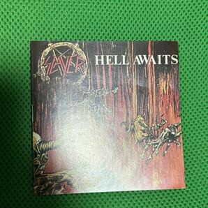 slayer - hell awaits オリジナルslimlineケースCD 1985年盤 メガレア！の画像7