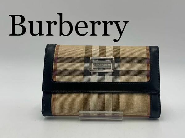 Burberry バーバリー　三つ折り財布　ノヴァチェック　ブランド　オシャレ