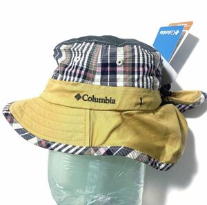 新品 【 Columbia 】 コロンビア キッズ 2way 紫外線防止 背面サンシェード 帽子 ブーニー サファリハット 綿 キャンプ 公園 アウトドア
