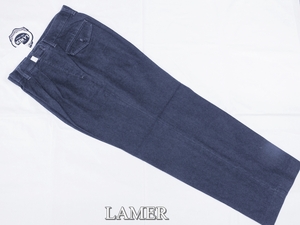 40270-2[LAMER] side adjuster attaching two tag stretch G bread / indigo blue /M size ( waist 76cm~82cm) length of the legs 72cm