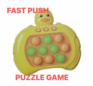 プッシュポップパズルゲーム FAST PUSH PUZZLE GAME アヒル　新品未使用　24時間以内発送