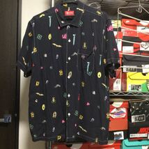 【美品】Supreme - Deep Space Rayon S/S Shirt Lサイズ　レーヨンシャツ　半袖_画像2