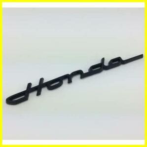 Honda クラシック エンブレム ブラック 筆記体 215mm×23mm ホンダ モンキー ゴリラ エイプ シャリー ダックス ディオ ズーマー リトルカブの画像1