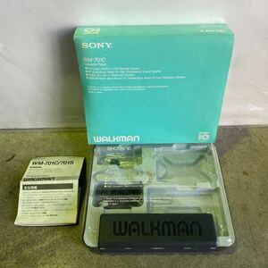 【空箱のみ！】SONY WM-701C WALKMAN ポータブルカセットプレーヤー！(検索：WM-WX777)