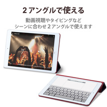 エレコムiPad第9世代(2021年モデル)iPad 10.2 2019/2020年モデル用イタリアンソフトレザーケースネイビーTB-A19RWDTNV/液晶保護フィルム_画像5