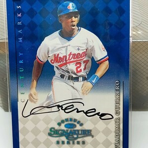 名作 激レア 100枚限定 1998 DONRUSS SIGNATURE CENTURY MARKS ゲレーロ VLADIMIR GUERRERO 直筆サインの画像1