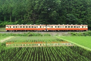 キハ40 烏山線【鉄道写真01084】2Lサイズ☆