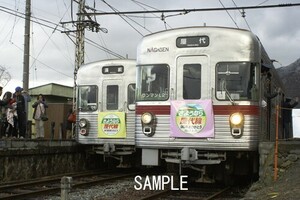 長野電鉄3500系　屋代線最終日【鉄道写真00953】KGサイズ☆