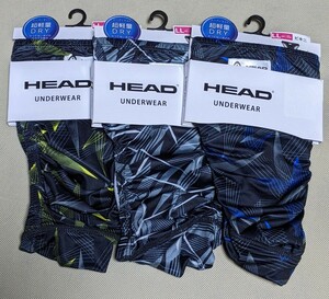 新品(LL)HEADビキニブリーフ3枚　超軽量DRY アンダーウェア　サラサラ フィット