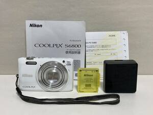 Nikon COOLPIX S6800 コンパクトデジタルカメラ ホワイト