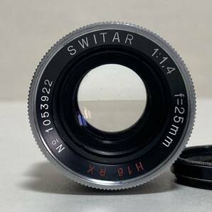 Kern-Paillard SWITAR 25mm F1.4 H16 RX Switzerland Cマウント ケルン シネカメラ シネマ用レンズ シネレンズ 単焦点レンズの画像6