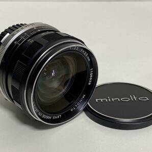 MINOLTA MC W.ROKKOR-SG 28mm F3.5 ミノルタ 単焦点レンズの画像1