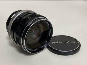 MINOLTA MC W.ROKKOR-SG 28mm F3.5 ミノルタ 単焦点レンズ