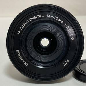 オリンパス M.ZUIKO DIGITAL ED 14-42mm F3.5-5.6 EZ ブラック 電動式パンケーキズームレンズ OLYMPUS パンケーキレンズの画像2
