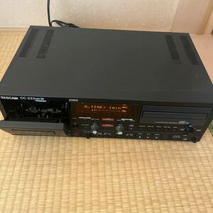 ●CC-222mkⅢ●タスカム●CDレコーダー / カセットデッキ●●TASCAM●TEAC●ティアック●CC 222 MK3●通電済み