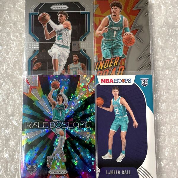 NBA ラメロ・ボール 4枚 Lamelo Ball Rookie Prizm Panini 