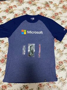 Microsoft 半袖Tシャツ ペン ストラップ マイクロソフトロゴ入り