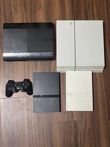 1円〜激安スタート SONY ソニー PLAYSTATION4 CUH-1100A プレステ3 CECH-4200B PS2 SCPH-70000 状態未確認 完全未確認 まとめセット