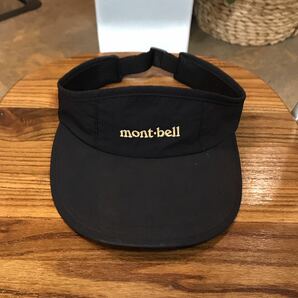 mont-bell／モンベル／ナイロンサンバイザー／ブラック／サイズ表示54〜60㌢の画像1