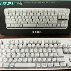 Logicool ワイヤレス テンキーレス メカニカルキーボード SIGNATURE K855OW 赤軸 オフホワイトの画像2