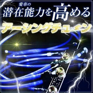 アーシングキット 三菱 ランエボ 2 3 CE9A アーシングケーブル ターミナル セット 即納 在庫品 メール便 送料無料