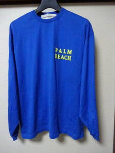 シンゾーン THE SHINZONE パームビーチ ロング Tシャツ PALM BEACH LONG TEE クルーネック ロゴプリント