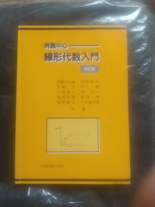 例題中心 線形代数入門 改訂版