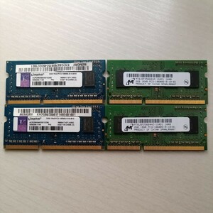 PC3-10600S 2GB×4枚