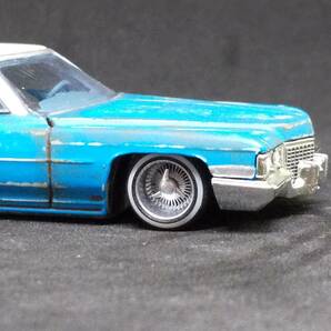 ★1/64 Greenlight '72 Cadillac Sedan Deville 改 リペイント 錆塗装 キャデラック デヴィル Ratrod Lowrider custom カスタム改造★の画像9