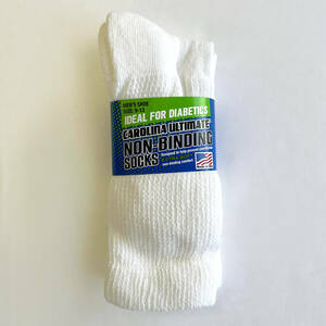 Jefferies Socks ジェフリーズソックス クルーソックス 2足セット　ホワイト　 アメリカ製　MADE IN USA