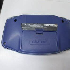 ★#33958B 【ジャンク】GBA本体 ゲームボーイアドバンス本体 バイオレット 紫 AGB-001 任天堂 nintendoの画像6