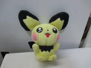 ★#33957 【中古品】ポケットモンスター ピチュー ぬいぐるみ TOMY 小ぶりサイズ