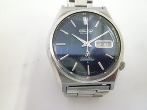 ＃33665 【中古不動品】 SEIKO SilverWave セイコー シルバーウェーブ 腕時計 7546-8340 クォーツ デイデイト ネイビー・ブルー系