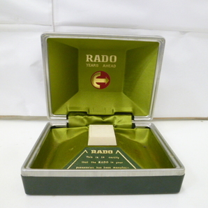 ＃33176 【保管品】 RADO ラドー 腕時計ケースのみ レトロ ヴィンテージ 空箱 箱 ボックス ブランド時計の画像3