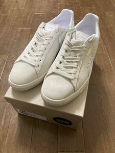 新品 未使用 PUMA CLYDE PRM プーマ クライド プレミアム 391134-01 Frosted Ivory アイボリー 27.5cm