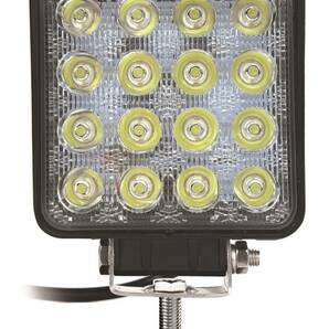 【新品・２個セット】☆LEDワークライト 16灯 48W LED16灯 白色 48W 3360lm 6000K ノイズ対策 IP67 DC12/24V の画像5