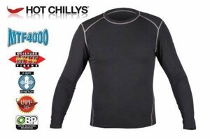 HOT CHILLYS M tief4000 crew neck men's black HC9353 S size M size L size XL size protection against cold outdoor mountain climbing Rider's wear 